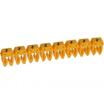 Маркер LEGRAND CAB 3 условное обозначение для кабеля 0,5-1,5 мм² переменный ток