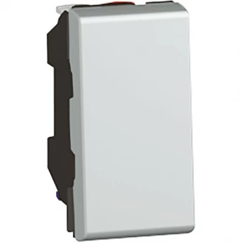 Переключатель LEGRAND Mosaic на 2 направления 1 модуль 10 AX алюминий