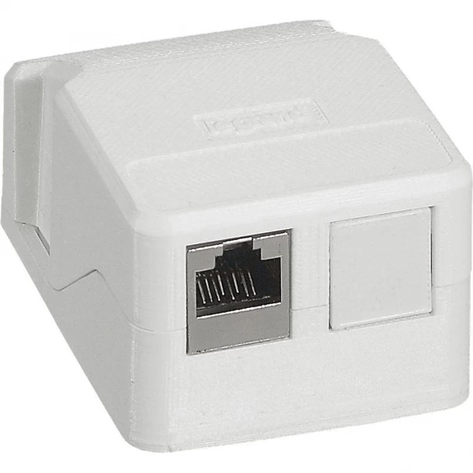 Накладная монтажная коробка LEGRAND Mosaic для 1 или 2 разъемов RJ45 Keystone 632779 Накладная монтажная коробка LEGRAND Mosaic для 1 или 2 разъемов RJ45 Keystone 632779