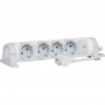 Многорозеточный блок LEGRAND 'Комфорт' 4 x 2К+З с кабелем длиной 3 м белый 694627