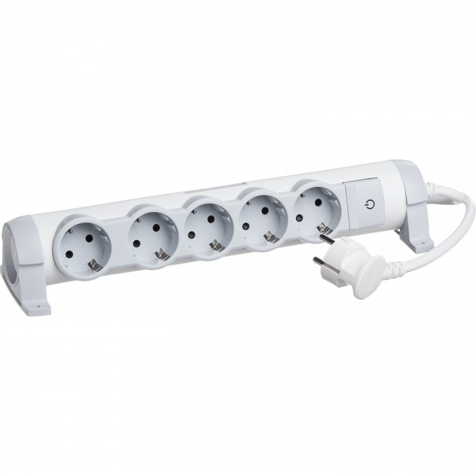 Многорозеточный блок LEGRAND 'Комфорт' 5 x 2К+З с кабелем длиной 3 м белый 694632 Многорозеточный блок LEGRAND 'Комфорт' 5 x 2К+З с кабелем длиной 3 м белый 694632