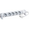 Многорозеточный блок LEGRAND 'Комфорт' 5 x 2К+З с кабелем длиной 3 м белый 694632