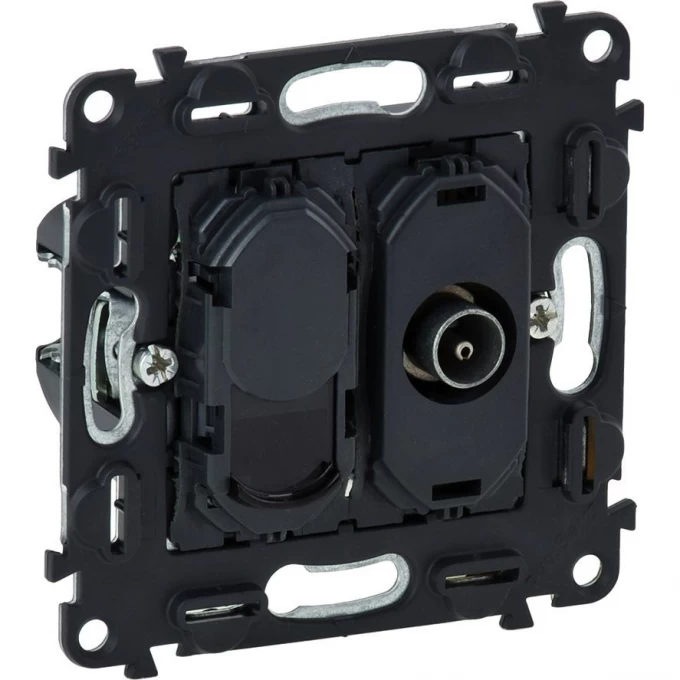 Розетка LEGRAND Valena IN'MATIC TV "звезда"/RJ45 Кат.6 UTP 753055 Розетка LEGRAND Valena IN'MATIC TV "звезда"/RJ45 Кат.6 UTP 753055