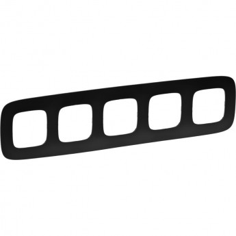 Рамка LEGRAND Valena ALLURE 5-постовая универсальная матовая черный Рамка LEGRAND Valena ALLURE 5-постовая универсальная матовая черный