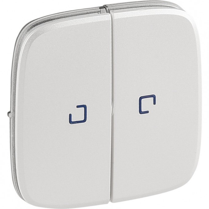 Лицевая панель LEGRAND Valena ALLURE для выключателя двухклавишного с подсветкой жемчуг 755229