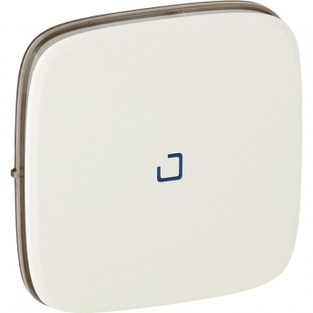 Лицевая панель LEGRAND Valena ALLURE для выключателя одноклавишного с подсветкой/индикацией белая 755085 жемчуг