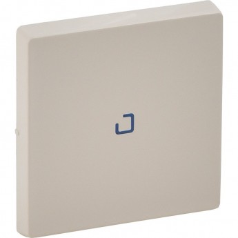 Лицевая панель LEGRAND Valena LIFE для выключателя одноклавишного с подсветкой/индикацией слоновая кость