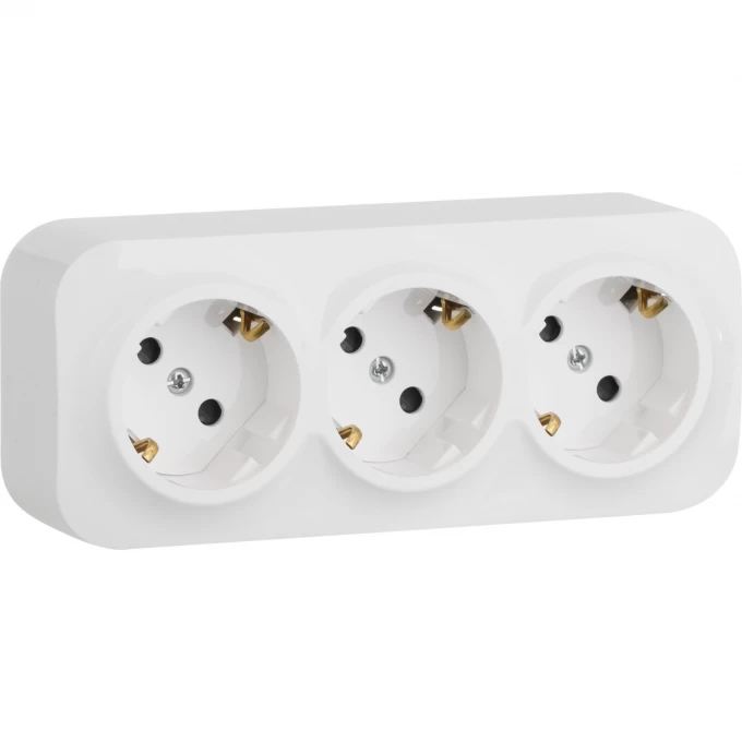 Розеточный блок LEGRAND 3 x 2К+З с защитными шторками 16 A 250 В Quteo IP 20 белый 782218 Розеточный блок LEGRAND 3 x 2К+З с защитными шторками 16 A 250 В Quteo IP 20 белый 782218