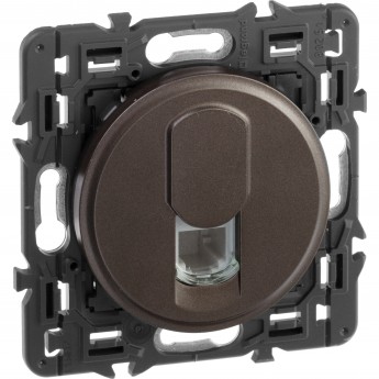 Розетка LEGRAND Celiane тел. RJ11 графит