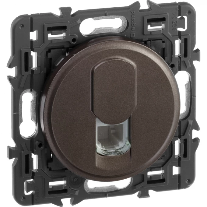 Розетка LEGRAND Celiane тел. RJ11 графит SET-1-067340-02 Розетка LEGRAND Celiane тел. RJ11 графит SET-1-067340-02