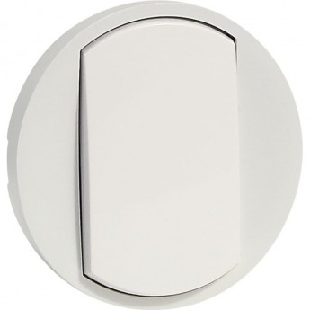 Лицевая панель LEGRAND Celiane для одноклавишных выключателей/переключателей, белая