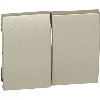 Лицевая панель LEGRAND Galea Life двойная, титан