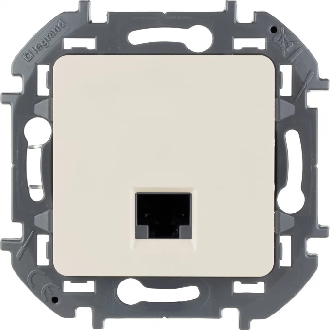 Розетка информационная LEGRAND INSPIRIA RJ 45 категория 5e UTP слоновая кость 673826 Розетка информационная LEGRAND INSPIRIA RJ 45 категория 5e UTP слоновая кость 673826