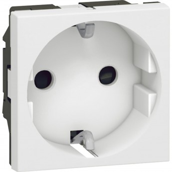 Розетка LEGRAND MOSAIC 2К+З нем. ст., безвинтовые зажимы