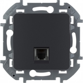 Телефонная розетка LEGRAND INSPIRIA RJ11 антрацит