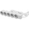 Удлинитель LEGRAND Стандарт 5x2К+З 5м. б-сер 694571
