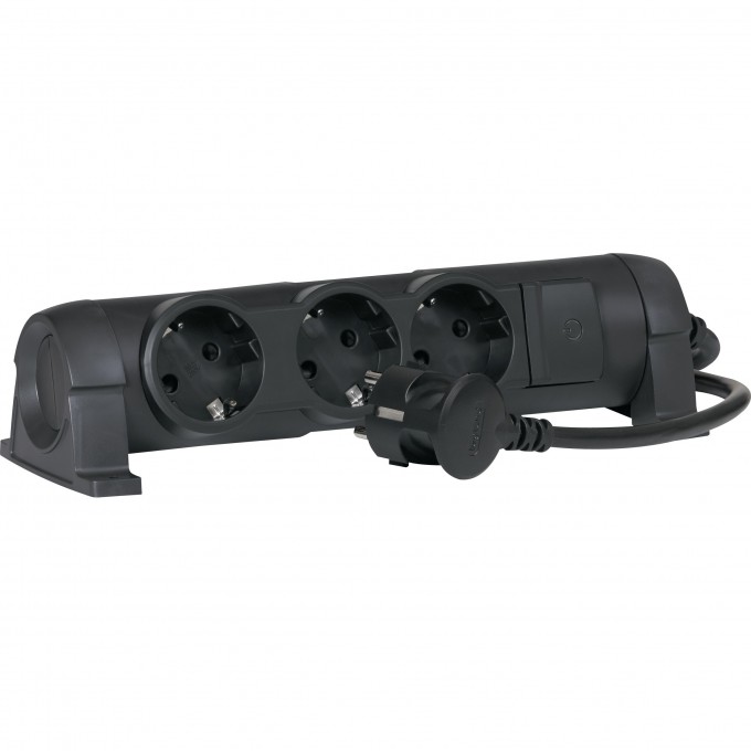 Многорозеточный блок LEGRAND ''КОМФОРТ'' 3 x 2К+З - с кабелем длиной 3 м черный 694602 Многорозеточный блок LEGRAND ''КОМФОРТ'' 3 x 2К+З - с кабелем длиной 3 м черный 694602