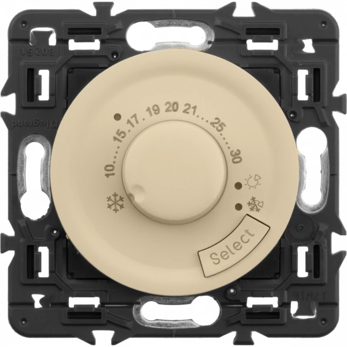 Термостат LEGRAND Celiane слоновая кость SET-1-067405-01 Термостат LEGRAND Celiane слоновая кость SET-1-067405-01